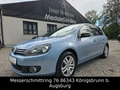 Gebraucht VW Golf VI Style 105 PS (77 kW) 2011 Blau Kleinwagen