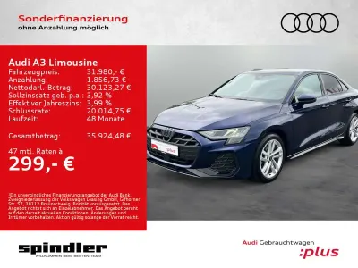 Gebraucht Audi A3 S-Line 150 PS (110 kW) 2025 Navarrablau metallic Limousine