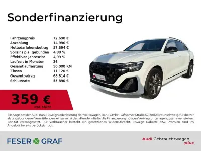 Brugt Audi Q8 S-Line 286 HK (210 kW) 2025 Hvid SUV