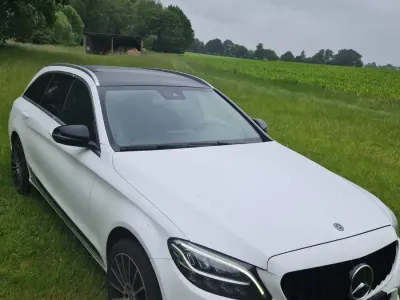 Gebraucht Mercedes C220 194 PS (142 kW) 2019 Weiß Kombi