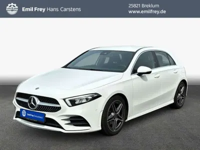Gebraucht Mercedes A200 AMG line 163 PS (119 kW) 2021 Weiß Limousine