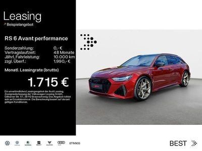 Nouă Audi RS6 Performance 630 CP (463 kW) 2026 Roșu Break