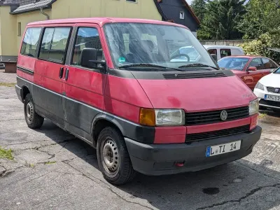 Gebraucht VW Multivan Allstar 110 PS (80 kW) 1993 Rot Van / Kleinbus