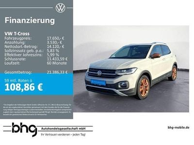 Usado VW T-Cross Style 110 HP (80 kW) 2022 Cinzento SUV