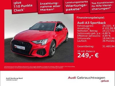 Gebraucht Audi A3 S-Line 150 PS (110 kW) 2023 Tangorot metallic Limousine