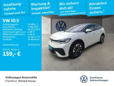Gebraucht VW ID.5 Pure 125 kW (170 PS) 2025 2y gletscherweiß metallic SUV