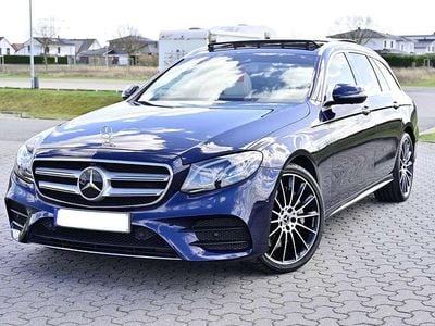 Gebraucht Mercedes E400 AMG line 340 PS (250 kW) 2020 Blau Kombi