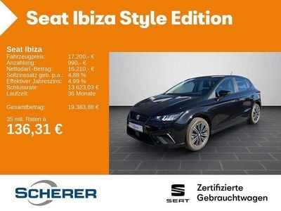 Second-hand Seat Ibiza Style 116 CP (85 kW) 2024 Negru Hatchback