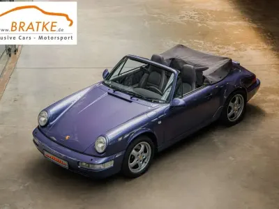Brugt Porsche 964 250 HK (183 kW) 1992 Blå Cabriolet