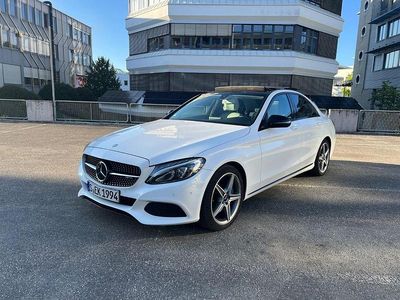 Usata Mercedes C250 AMG 211 CV (155 kW) 2015 Bianco Berlina