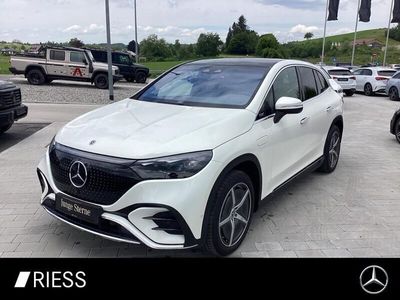 Manufaktur diamantweiß bright Gebraucht 2024 Mercedes EQE350 AMG SUV | 75.890 €
