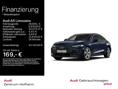 Gebraucht Audi A5 204 PS (150 kW) 2025 Firmamentblau metallic Limousine