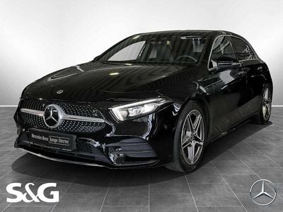 Gebraucht Mercedes A180 AMG 136 PS (100 kW) 2023 Unilack nachtschwarz Limousine