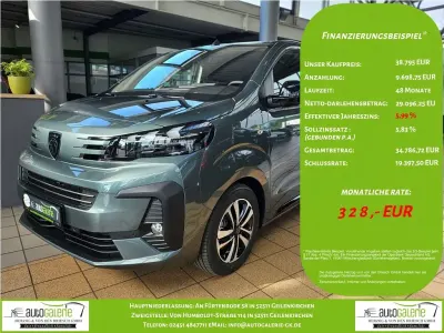 Neu Peugeot Traveller Active 179 PS (131 kW) 2026 All terrain grün Van / Kleinbus