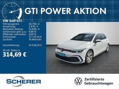 Gebraucht VW Golf VIII IQ Drive 245 PS (180 kW) 2023 Pure white Limousine