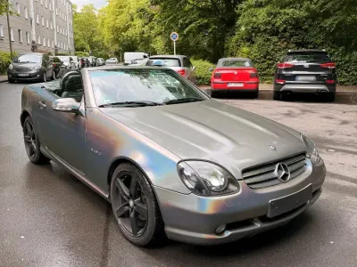 Gebraucht Mercedes SLK230 197 PS (144 kW) 2000 Silber Cabrio