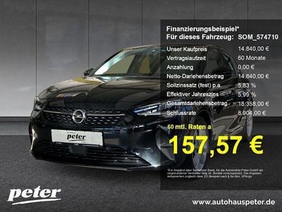 Gebraucht Opel Corsa Elegance 101 PS (74 kW) 2023 Diamant schwarz/karbon schwarz Kleinwagen