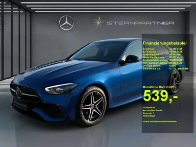 Brugt Mercedes C300e AMG 197 HK (144 kW) 2024 Blå Sedan