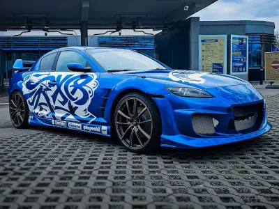 Używany Mazda RX8 192 KM (141 kW) 2005 Niebieski Sedan/Limuzyna