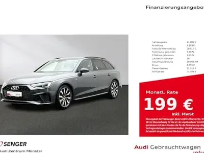 Second-hand Audi A4 S-Line 150 CP (110 kW) 2023 Gri Break