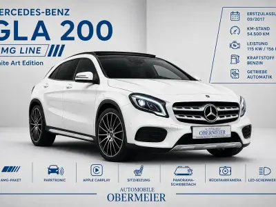Gebraucht Mercedes GLA200 AMG 156 PS (114 kW) 2017 Weiß SUV