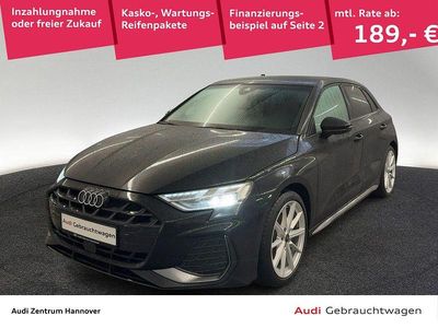 Gebraucht Audi A3 S-Line 150 PS (110 kW) 2024 Mythosschwarz metallic Limousine