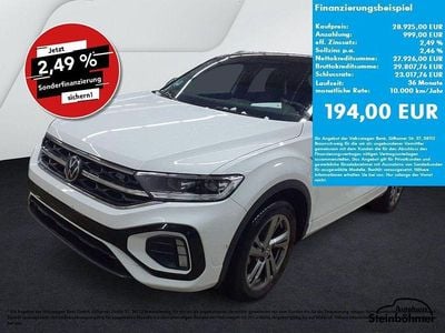 Gebraucht VW T-Roc R-line 150 PS (110 kW) 2025 Pure white (weiß) SUV