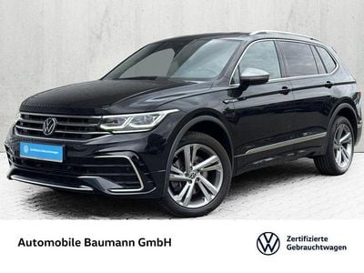 Schwarz Gebraucht 2022 VW Tiguan Allspace R-line SUV | 35.490 € (Fairer Preis)