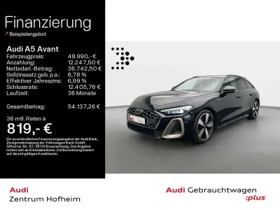 Gebraucht Audi A5 Edition .1 204 PS (150 kW) 2025 Mythosschwarz metallic Kombi