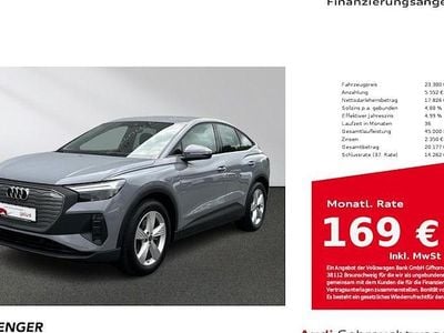 Grau Gebraucht 2022 Audi Q4 Sportback e-tron Comfort SUV | 23.380 € (Guter Preis)