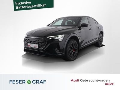 Gebraucht Audi Q8 Sportback e-tron S-Line 250 kW (340 PS) 2023 Mythosschwarz metallic SUV