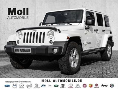 gebraucht Jeep Wrangler Unlimited Sahara 2 DPF Allrad Hardtop Navi Soundsystem Klimaautom SHZ Notbremsass.