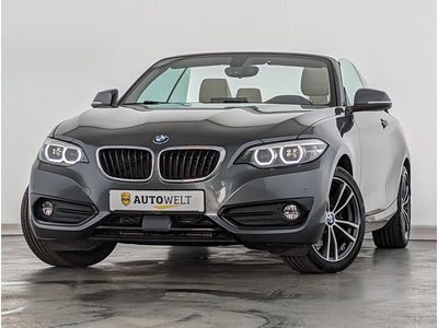 gebraucht BMW 220 220 d Cabrio Sport Line LEDER+LED+NAVI+SHZ+RFK+++