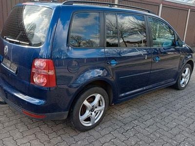 Gebraucht VW Touran Trendline 140 PS (102 kW) 2007 Blau Van / Kleinbus