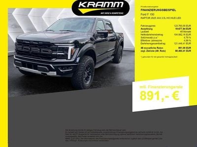 Schwarz Neu 2026 Ford F-150 Raptor Abholung | 123.760 € (Fairer Preis)
