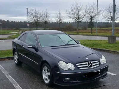 Gebraucht Mercedes CLK200 Elegance 184 PS (135 kW) 2007 Blau Coupé