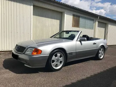 Gebraucht Mercedes SL500 326 PS (239 kW) 1991 Silber Cabrio