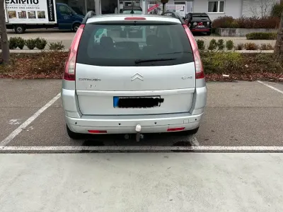 Gebraucht Citroën Grand C4 Picasso 105 PS (77 kW) 2008 Silber Van / Kleinbus
