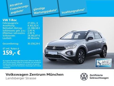 Gebraucht VW T-Roc Move 150 PS (110 kW) 2024 Schwarz SUV