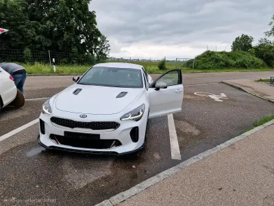 Brugt Kia Stinger GT 370 HK (272 kW) 2018 Hvid Hatchback