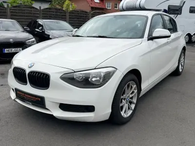 Gebraucht BMW 114 Advantage 95 PS (69 kW) 2014 Weiß Kleinwagen