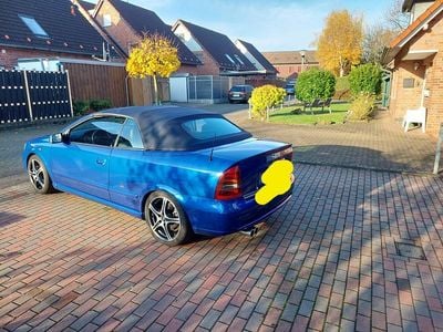 Gebraucht Opel Astra Cabriolet 125 PS (91 kW) 2002 Blau Cabrio