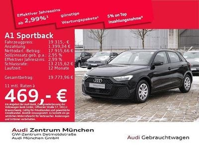 Mythosschwarz metallic Gebraucht 2022 Audi A1 Sportback Kleinwagen | 19.315 € (Guter Preis)