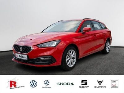Usata Seat Leon ST Style 110 CV (80 kW) 2021 Rosso Station wagon