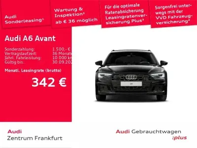 Gebraucht Audi A6 S-Line 204 PS (150 kW) 2025 Mythosschwarz metallic/mythoss Kombi