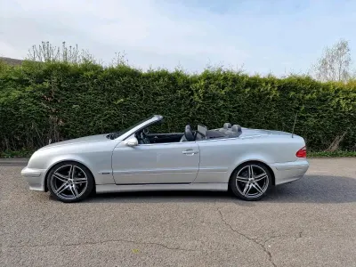 Brugt Mercedes CLK230 Edition 197 HK (144 kW) 2003 Sølv Cabriolet