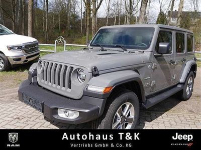 gebraucht Jeep Wrangler Unlimited Sahara 2.0 T-GDI EU6d LED Navi Keyless D