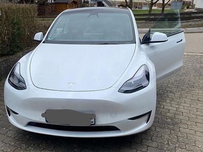Gebraucht Tesla Model Y Long Range AWD 330 kW (450 PS) 2021 Weiß SUV