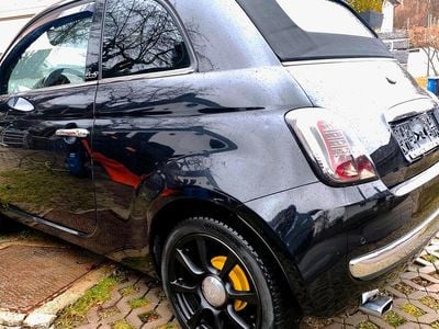 Gebraucht Fiat 500 70 PS (51 kW) 2011 Schwarz Cabrio