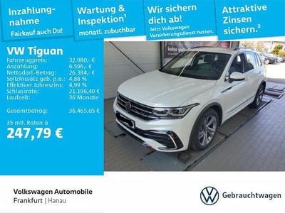 Gebraucht VW Tiguan R-line 190 PS (139 kW) 2023 Oryxweiß perlmutteffekt SUV